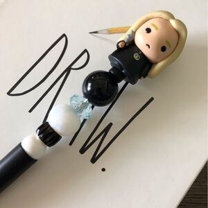 Harry Potter: Lucius Malfoy handmade beaded pen